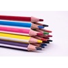 Eziglide Jumbo TriGrip Colouring Pencils, Box of 48 Triangular Pencils,
