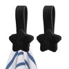 KIBBEH 2 Pack Practical Silicone Hand Towel Clips, Magnetic Bath