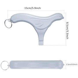 Storchenbeck Buckle Release Tool Compatible with Baby Seat Pushchair Vehicle Buckle Other Push Button Device Easy Buckle Release Aid for Arthritis Long Nails and Elderly People (1)