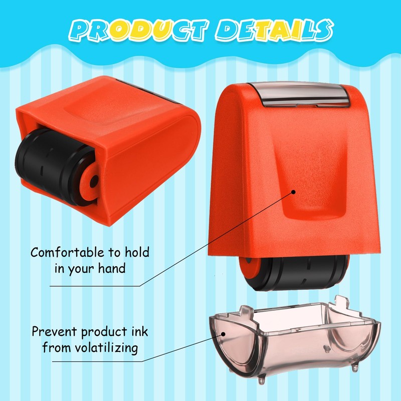 Sherr Dashed Handwriting Lines Practice Roller Stamp Self Inking Line