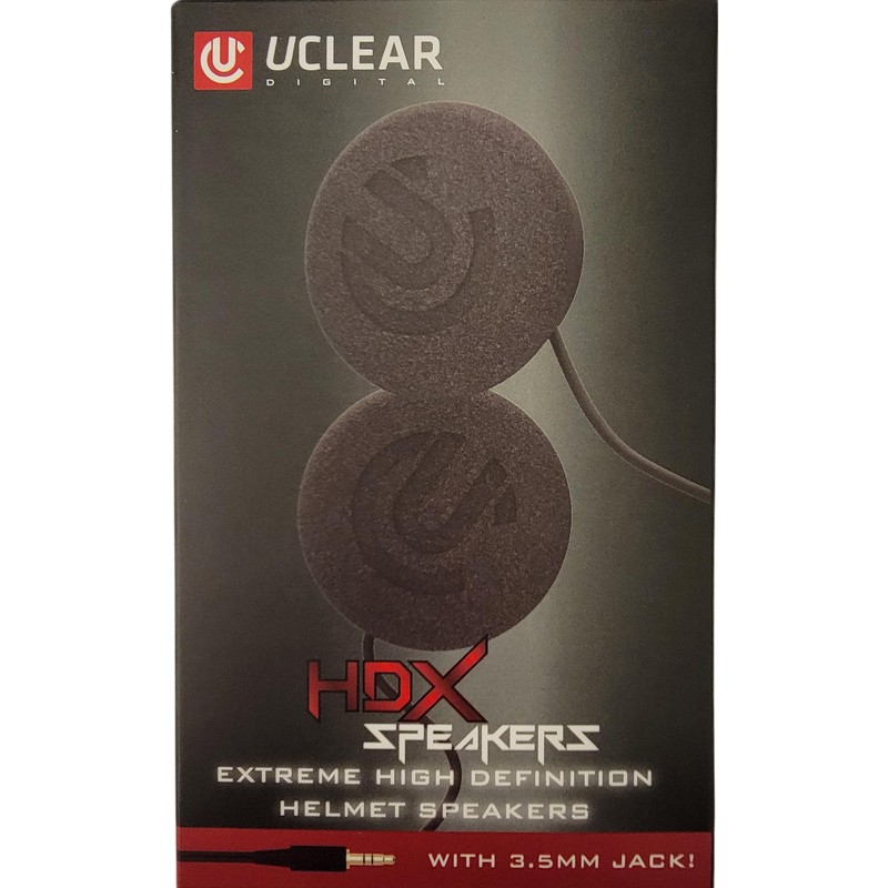 UClear Digital HDX 47mm Diameter Helmet Speaker Set 3.5mm Jack