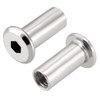 M8x16 Barrel Nuts, Socket Head, Insert Furniture Hexagonal Allen Flat