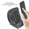 3 in 1 Bluetooth Speaker PC ABS Alarm Clock with