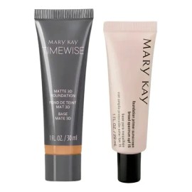 Maquillaje Líquido Mate Timewise 3d + Primer Fps15 Mary Kay
