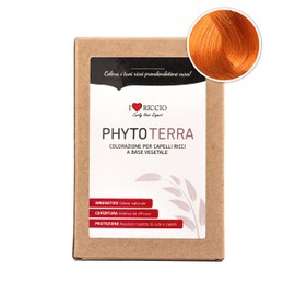 I Love PhytoTerra Haarfarbe für lockiges Haar auf pflanzlicher Basis, natürliche Haarfarbe, tonisierendes lockiges Haar, belebt und stärkt die Reflexe, goldblond, 80 g