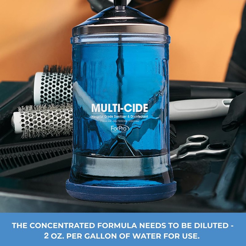 ForPro Total-Cide Disinfectant Solution, 2X Concentrated Formula, Hospital Grade Sanitizer