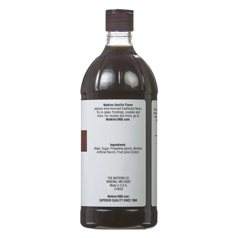 Watkins Vanilla Flavor, 32 Fl. Oz. Economy Sized Bottle