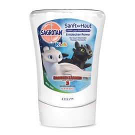 Sagrotan No-Touch Kids Refill, Entdeckerpower Aloe Vera - Automatic Soap Dispenser - 1 x 250 ml, Hand Soap for Children