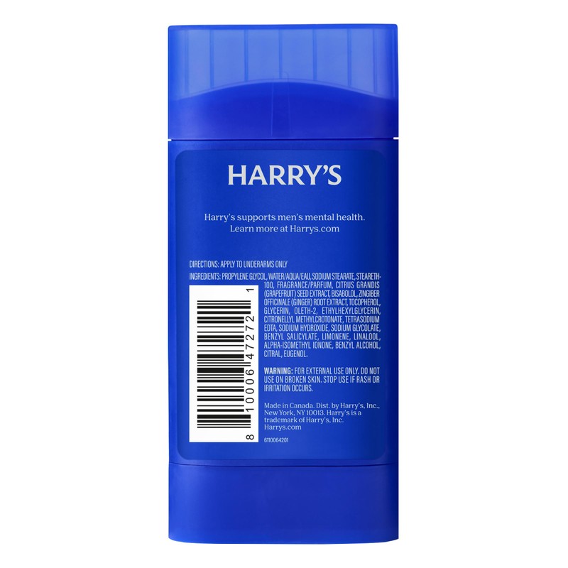 Harry's Aluminum Free Deodorant for Men - Odor Control, Redwood
