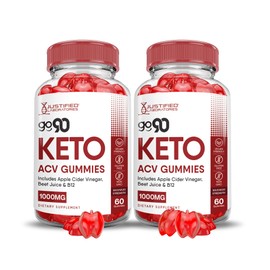 Justified Laboratories (2 Pack) Go 90 Keto ACV Gummies Advanced Formula 1000MG Go90 Keto Gummies Apple Cider Vinegar Formulated with Pomegranate Beet Juice Powder B12 Vegan Non GMO 120 Gummys
