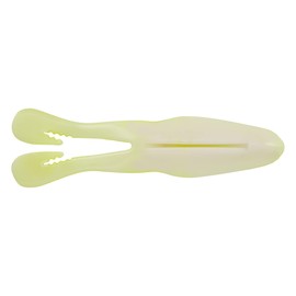 Berkley PowerBait Buzz'n Speed Toad Fishing Soft Bait, Chartreuse/White, 4 2/5"