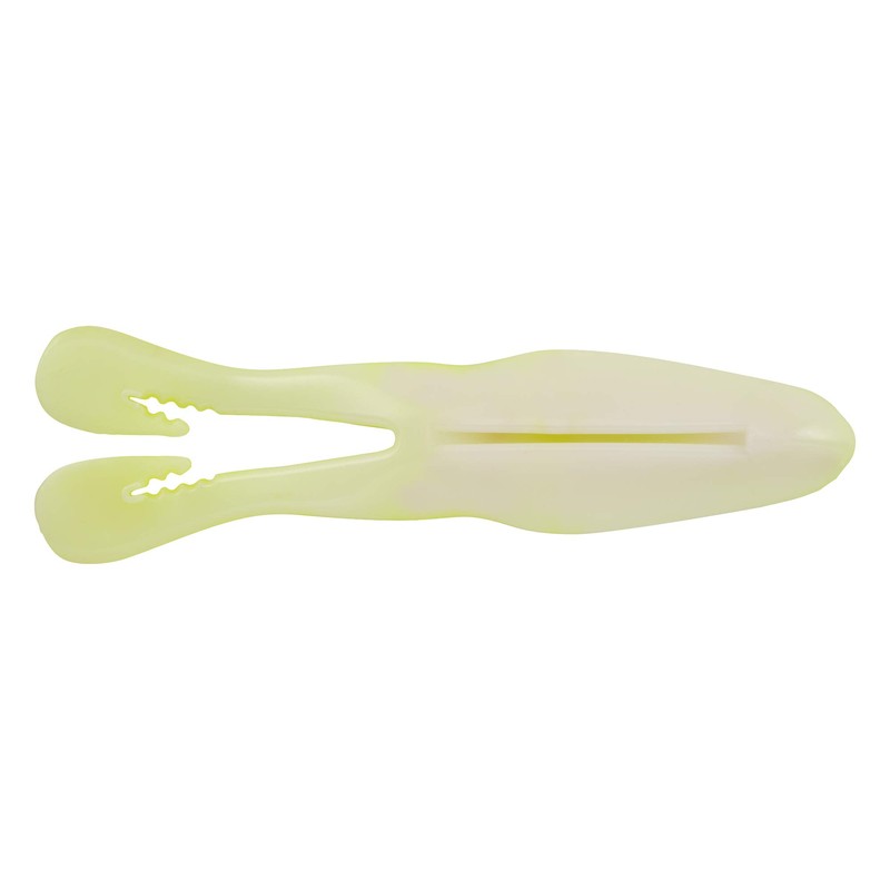 Berkley PowerBait Buzz'n Speed Toad Fishing Soft Bait, Chartreuse/White, 4