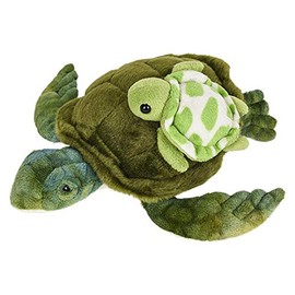 Forest & Twelfth Mom & Baby Mini Sea Turtle, Ocean Stuffed Animals for Kids, Baby Shower Decorations, Nursery Décor, Sea Animals for Toddlers, Stuffed Sea Turtle, Soft, Plush Toy (Sea Turtle)