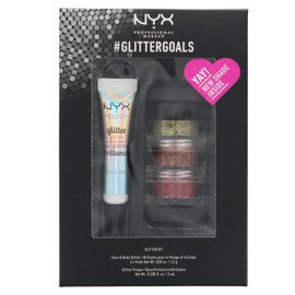 NYX Professional Makeup Glitter Kit 3 Face & Body Glitters and Primer-02