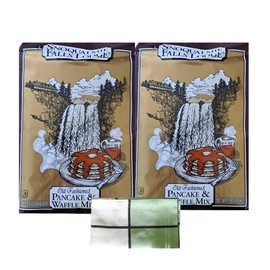 Snoqualmie Falls Lodge Old Fashioned PANCAKE & WAFFLE Mix 5lb.(2 bags) with Dish Towel Gift