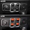 SQQP Window Switch Button Cover Trim Interior Accessories Fit for