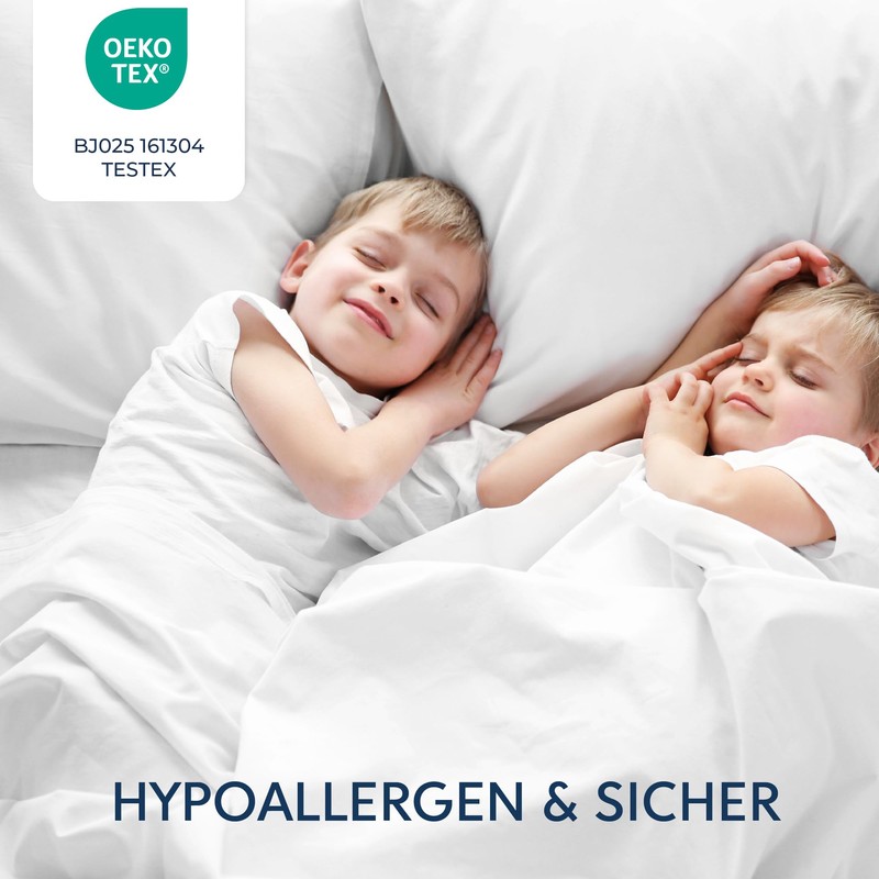 Dreamzie Pillowcase 60 x 60 cm, White, Set of 2,