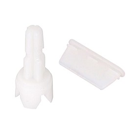 MIHAUS 2 Pieces Replacement Parts Compatible with Baby Brezza FRP0046 Formula Pro Advanced Axle Stem with Rubber Blade (attach to Locking Cover)