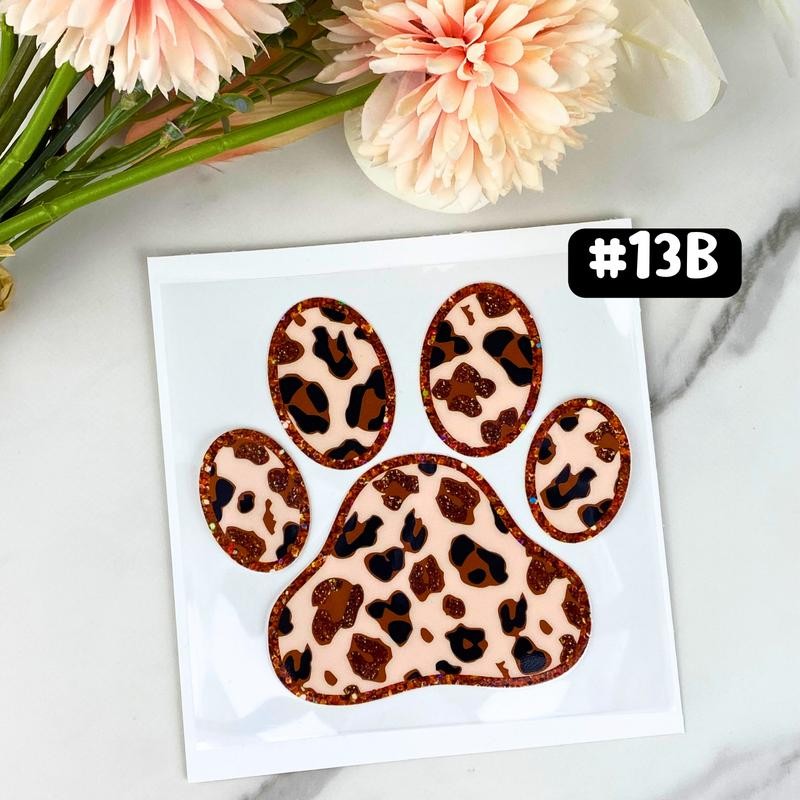 UV DTF DECALS, 4" height, Cup Decals, Cup Stickers, Cup