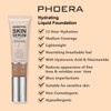 PHOERA Hydrating Serum Foundation,Makeup Base Foundation Hypoallergenic and Flawless Full
