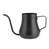 280mL Black Stainless Steel Drip Coffee Pot Gooseneck Long Mouth