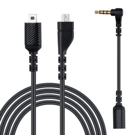 HUYUN Sound Card Cable & 3.5mm Audio Cord Cable 2 in 1 Replacement for SteelSeries SteelSeries Arctis 7/Arctis 5/Arctis 3/Arctis Pro GameDac Gaming Headset