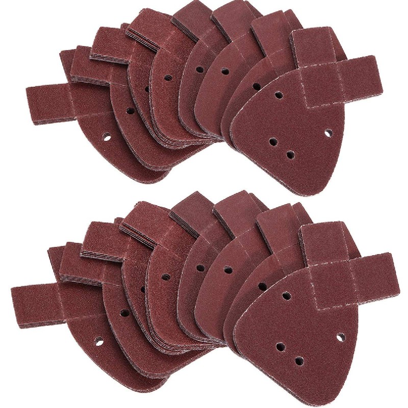 ExcInter 10 PCS 600 Grit 4 Hole Sanding Sheets for