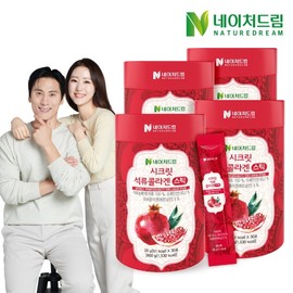 Nature Dream Secret Pomegranate Collagen Stick 20g 30 Po X 4 Box / 네이처드림 시크릿 석류콜라겐 스틱 20g 30포 x 4박스