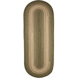 Super Area Rugs Classic Hartford Braided Rug for Indoor/Outdoor Use, Herb Garden,2' X 4' Runner