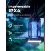 YISSVIC Elektrische Mückenlampe, elektrisch, 4200 V + 15 W, UV-Lampe,