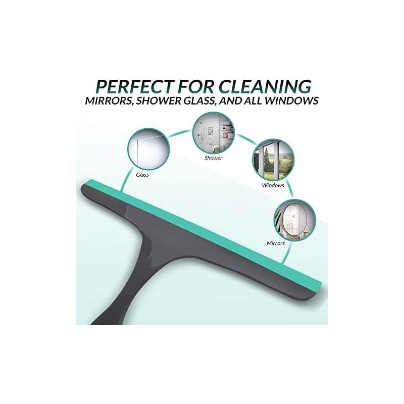 Hampine Squeegee for Shower Glass Door, Shower Squeegee for Glass