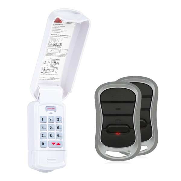 1Pcs GK-BX Wireless Keypad, 2Pcs G3T-BX Remote for IntelliCode Genie