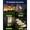 JACKYLED Solar Spot Lights Outdoor, 84-LED Solar Spotlights with 16.4ft