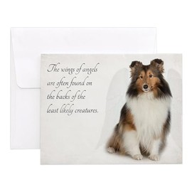 CafePress Sheltie Notecards (Set Of 10) 4.25" x 5.5" Notecards 10 Pack