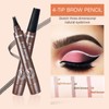 2PC Microblading Eyebrow Pen,Waterproof Microblading Eyebrow Pencil,2025 New Natural Fine