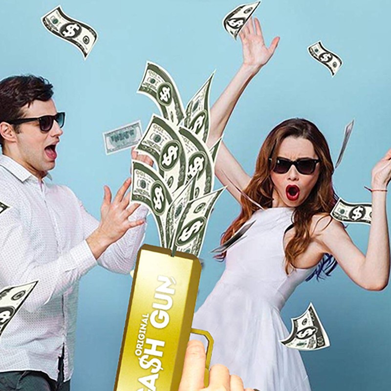 Original Cash Gun | Money Gun | Gold Super Gun
