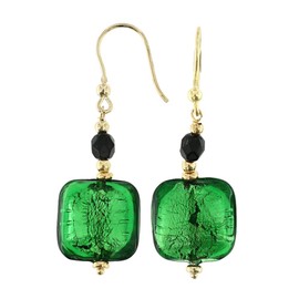 Venetiaurum - Lange Ohrringe für Damen mit Steinen aus Original Muranoglass und Silber 925 - Schmuck “Made in Italy” zertifiziert