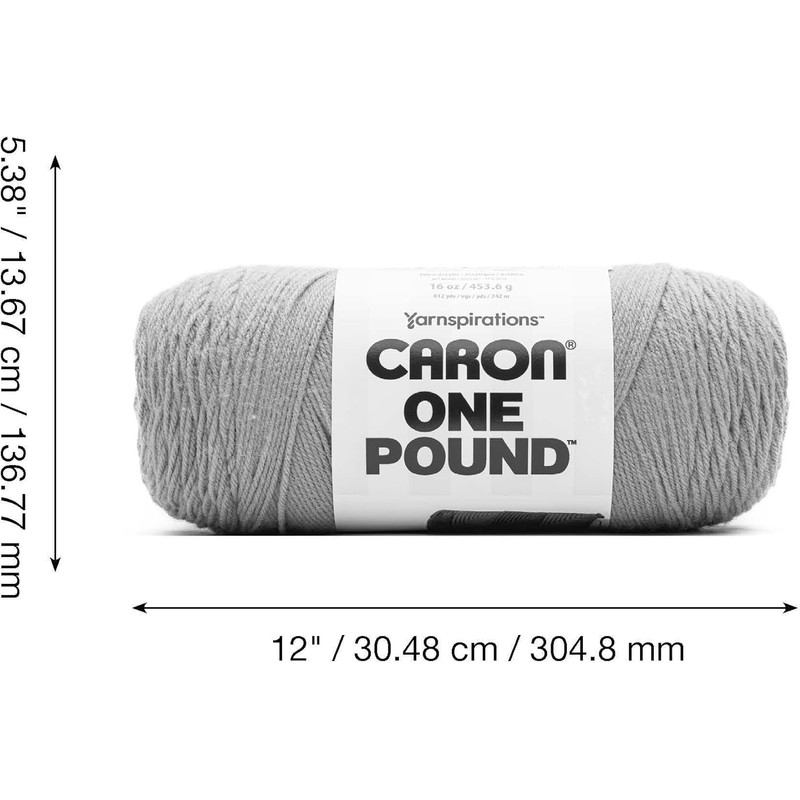 Caron One Pound Yarn, 16 Ounce, Deep Violet