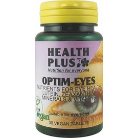 Health Plus Optim-Eyes Lutein Formula Vision and Eye Health Supplement - 30 Tablets
