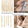 Yosugar 15 Pieces Modelling Tool Sculpture Clay Carving Tool Kit,