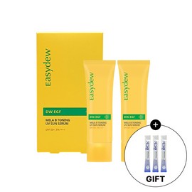EasyDew Sun Serum EasyDew Dark Spot Sun Serum Sun Serum Melavie Toning 40ml 1+1, 1 unit, 80ml / 이지듀 선세럼 이지듀 기미선세럼 썬세럼 멜라비 토닝 40ml 1+1, 1개, 80ml