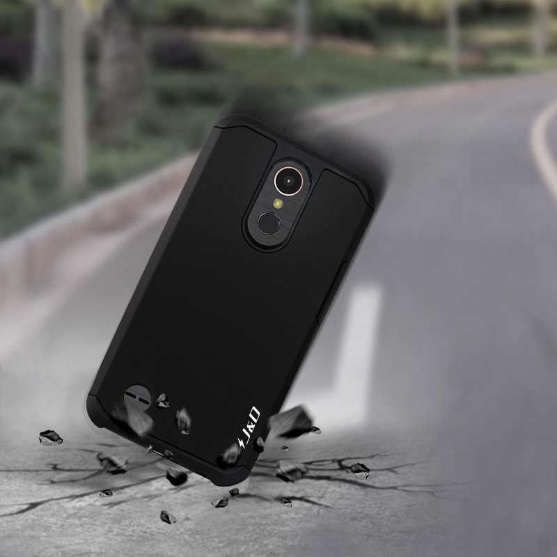 J&D Heavy Duty Dual Layer Hybrid Shockproof Bumper Case for