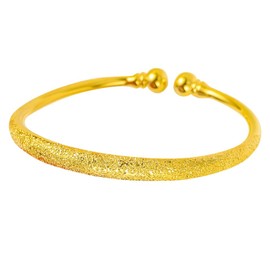 Happyyami Cuff Bracelet Bangle Open Adjustable Gold Plated Infinity Stackable Jewelry for Women Girls