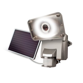 Maxsa 44640 Silver Solar Motion-Activated Security Light