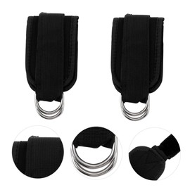 BESPORTBLE Strong Metal Welded D-Ring Ankle Straps Cable Machine Leg Exercises Gym Training