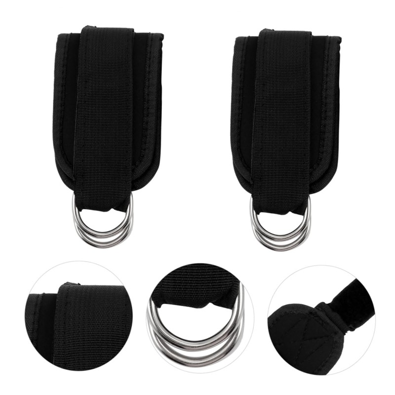 BESPORTBLE Strong Metal Welded D-Ring Ankle Straps Cable Machine Leg