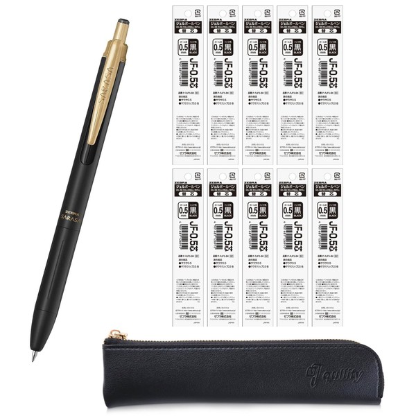 QULLITY ZEBRA SARASA GRAND Gel Ballpoint Pen 0.5mm Matt Black