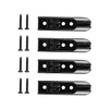 Gorise 4 Pcs Bass Guitar Bridge Individual Bass Guitar Bridge