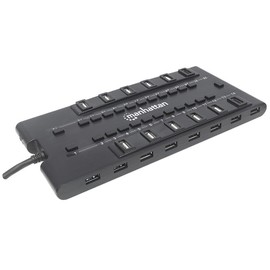 MANHATTAN 28 Ports USB 2.0/USB 3.0 Combo HUB, Manhattan 163606 MondoHub, UH3-424N