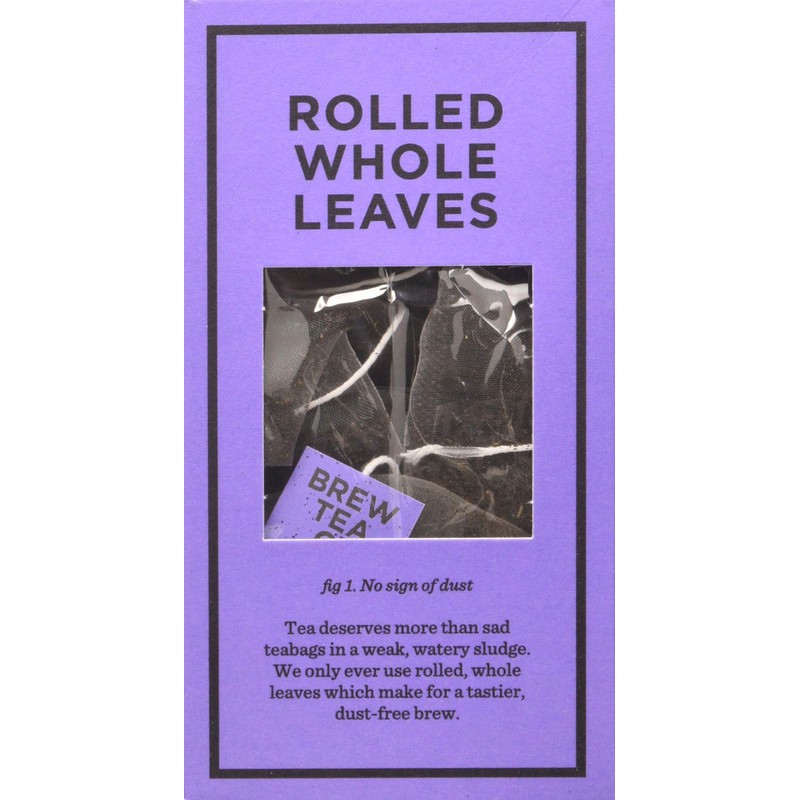 Brew Tea Co Decaffeinated Ceylon Proper Tea Bags, 56 g